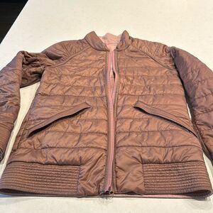 Lululemon women’s jacket size 6 reversible,  puffy one side great shape, fun!